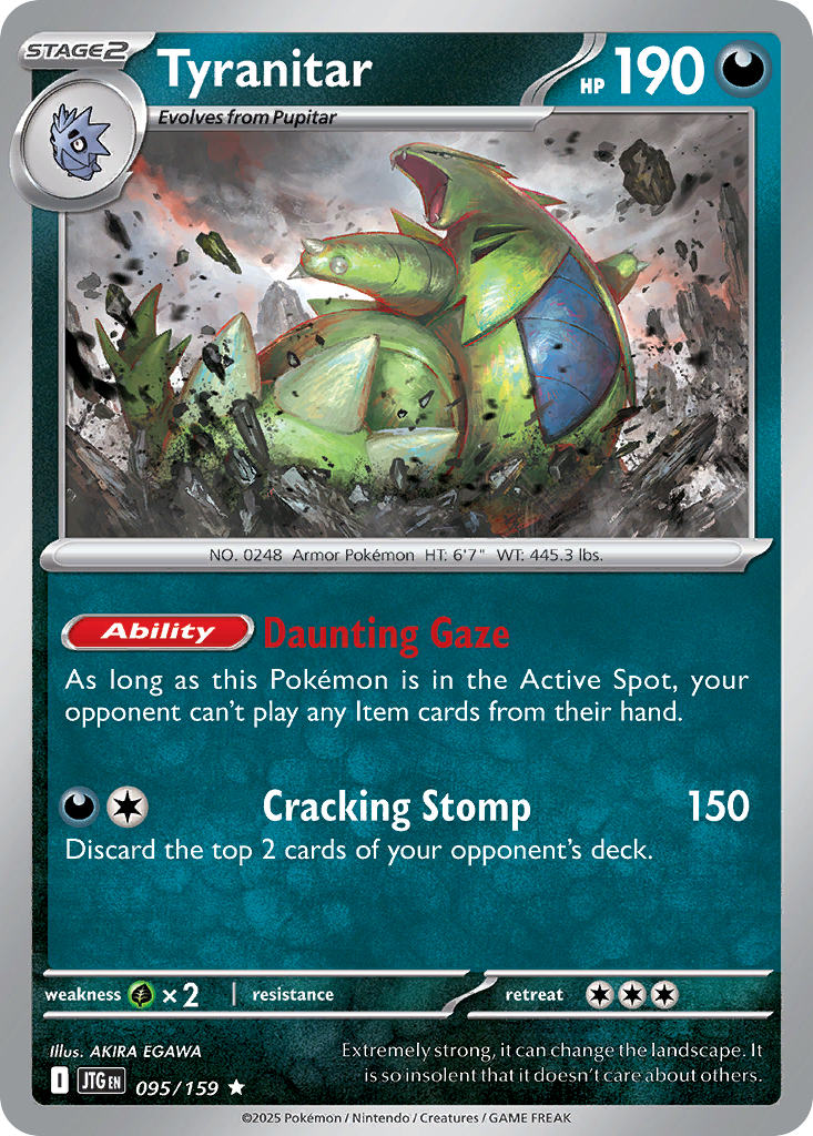 Tyranitar - HOLO (JTG 095) – Journey Together – Normal
