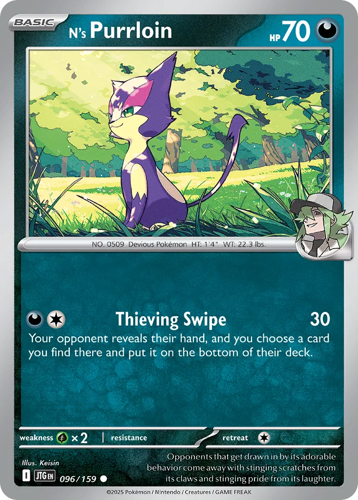 N's Purrloin (JTG 096) – Journey Together – Normal