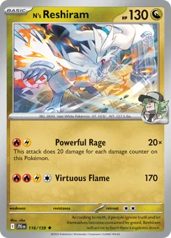 N's Reshiram - HOLO