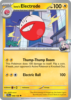 Iono's Electrode – Journey Together – Reverse Holo