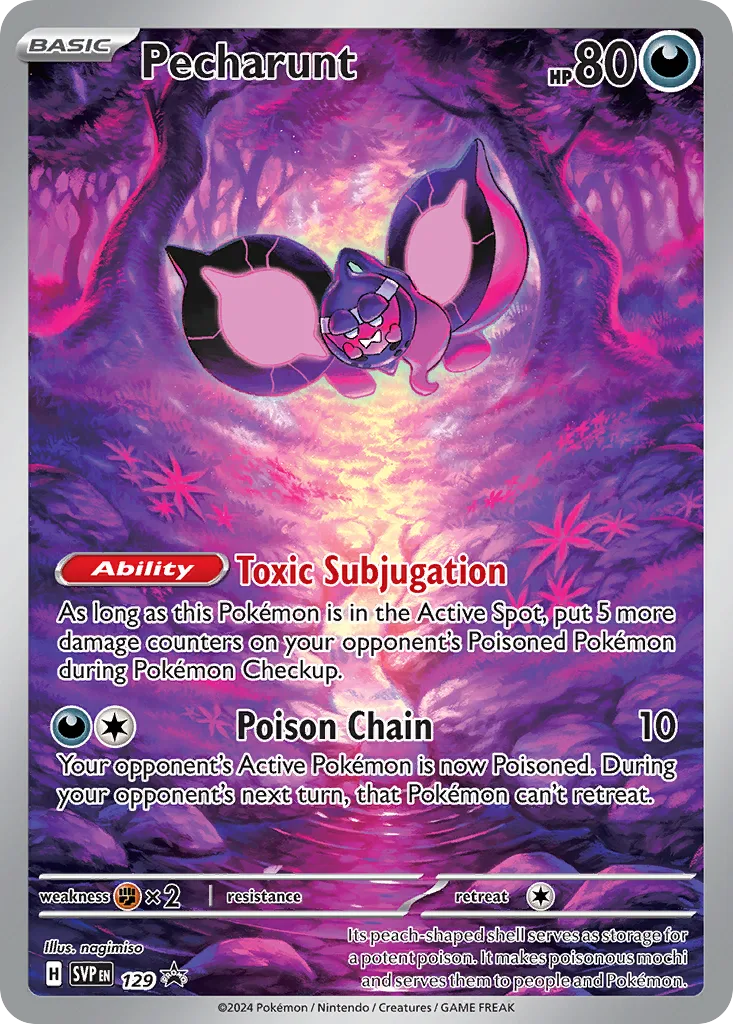 Pecharunt (SVP 129) – Scarlet & Violet Black Star Promos – Normal