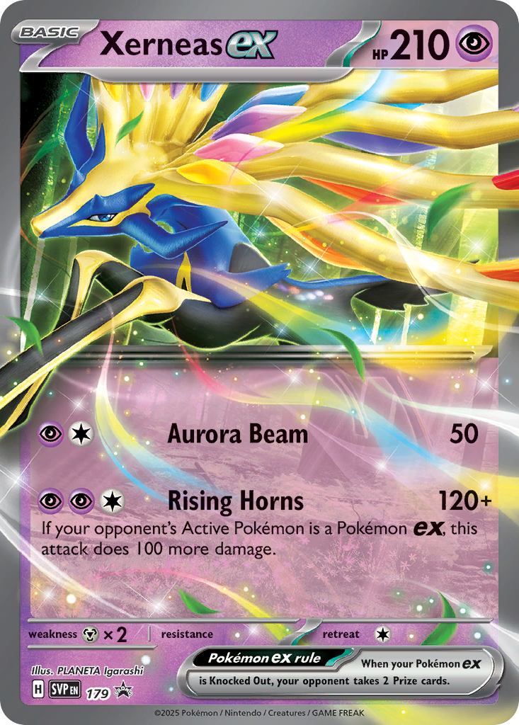 Xerneas ex (SVP 179) – Scarlet & Violet Promos – Normal