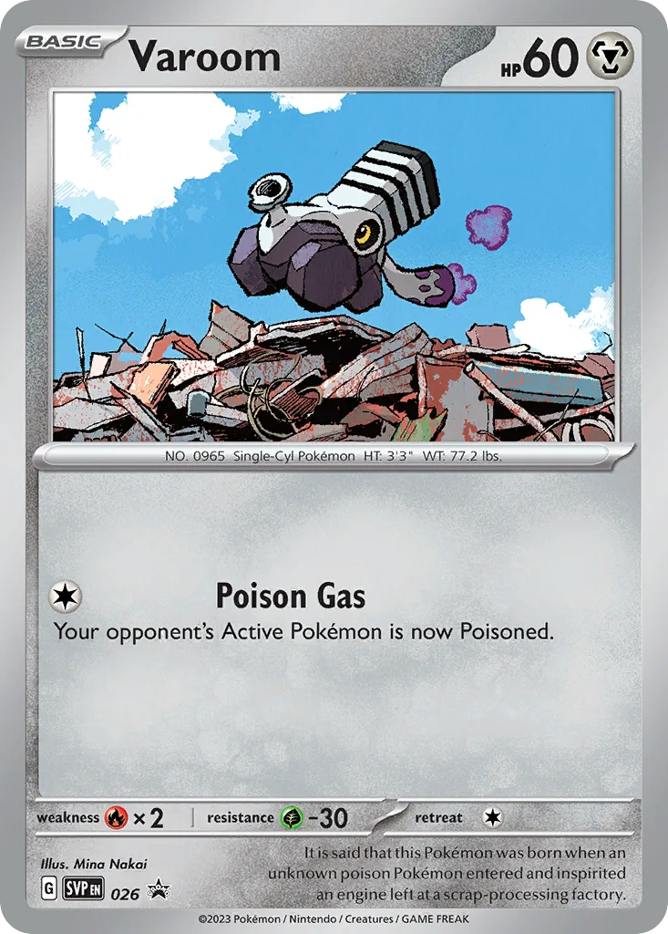 Varoom (SVP 026) – Scarlet & Violet Black Star Promos – Normal