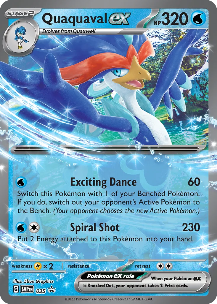 Quaquaval ex (SVP 035) – Scarlet & Violet Black Star Promos – Normal