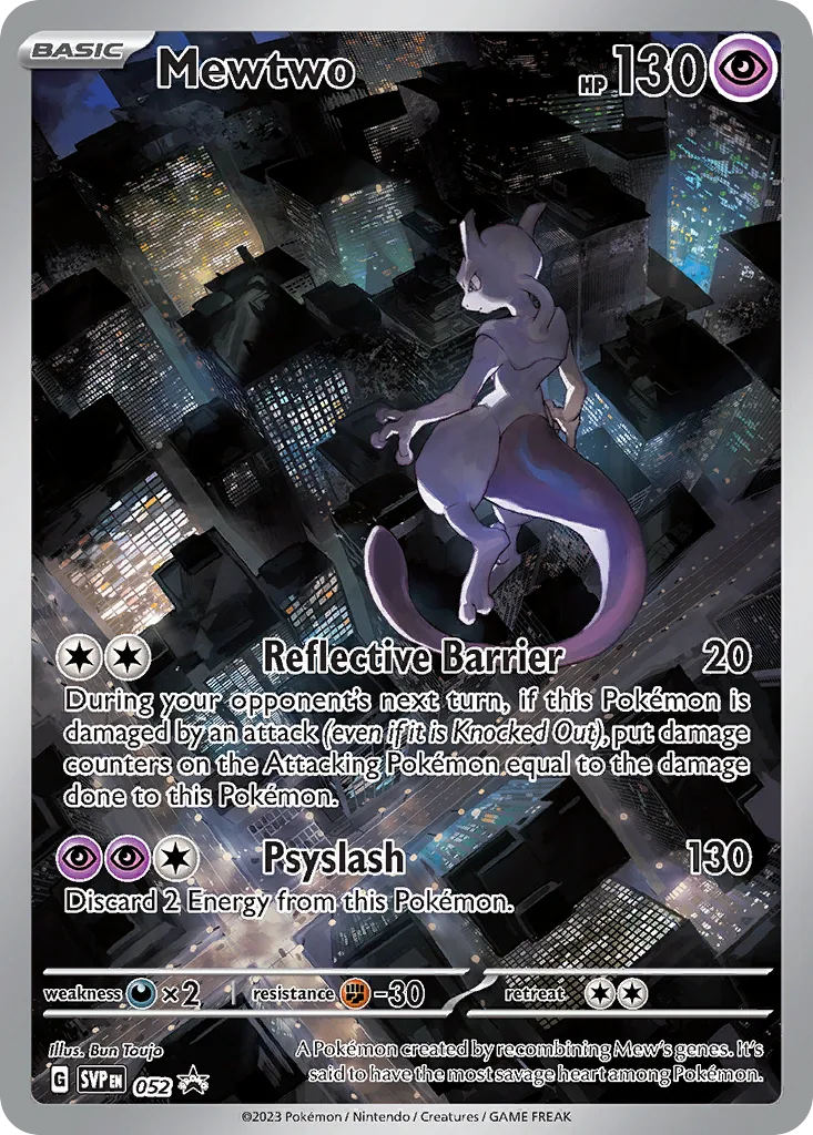 Mewtwo (SVP 052) – Scarlet & Violet Black Star Promos – Normal