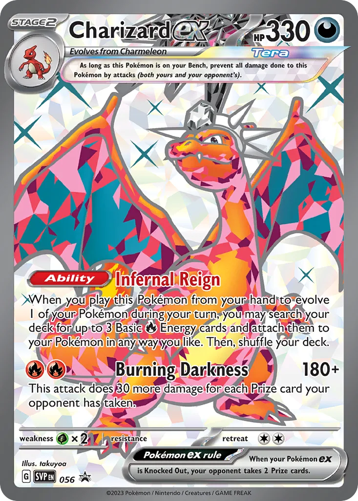 Charizard ex (SVP 056) – Scarlet & Violet Black Star Promos – Normal