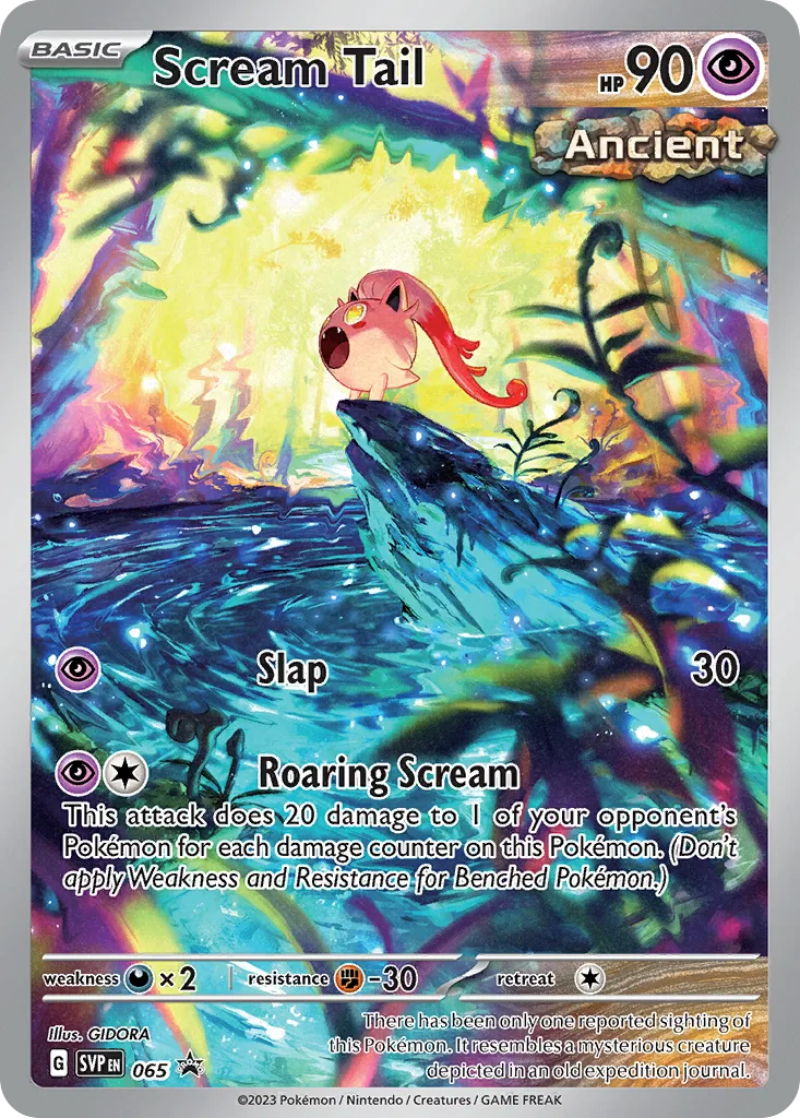 Scream Tail (SVP 065) – Scarlet & Violet Black Star Promos – Normal
