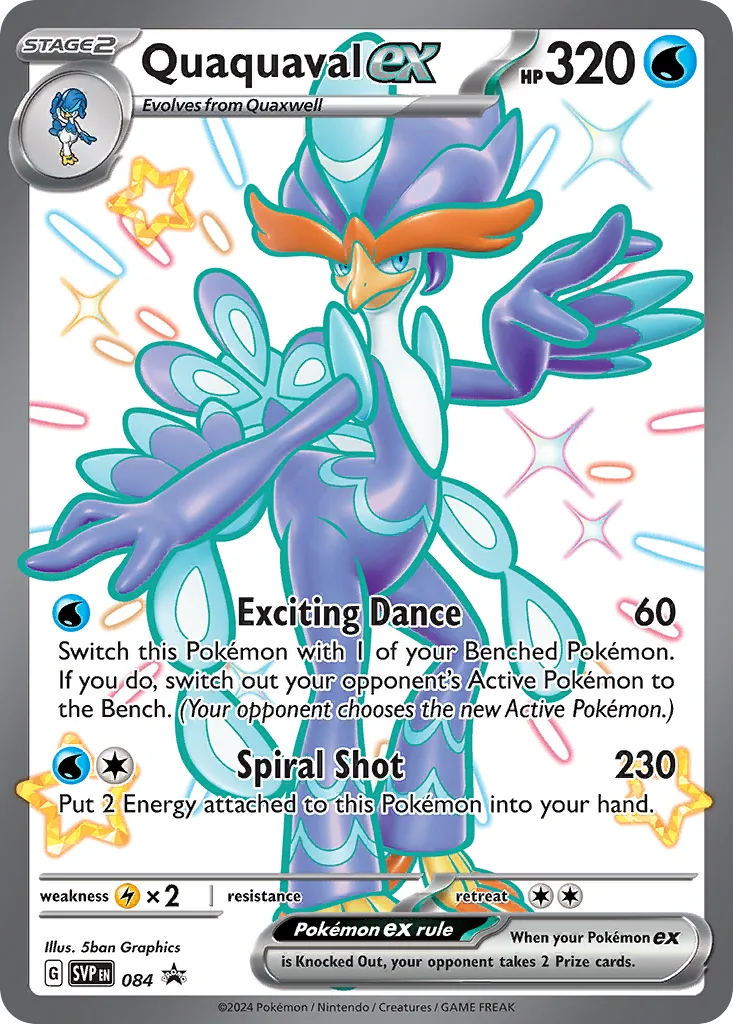 Quaquaval ex (SVP 084) – Scarlet & Violet Black Star Promos – Normal