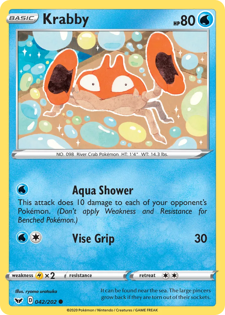 Krabby (SSH 042) – Sword & Shield – Normal