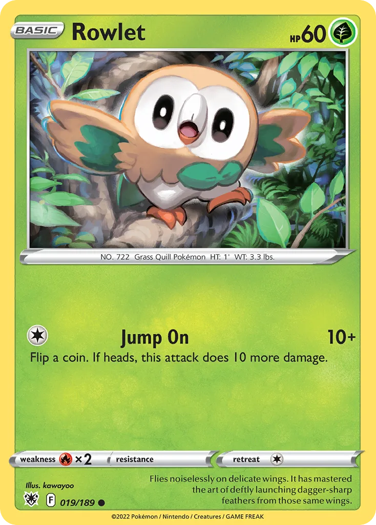 Rowlet (ASR 019) – Astral Radiance – Normal