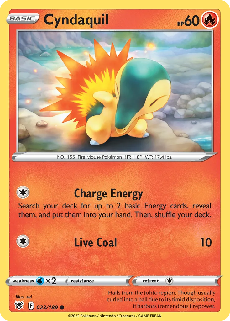 Cyndaquil (ASR 023) – Astral Radiance – Normal