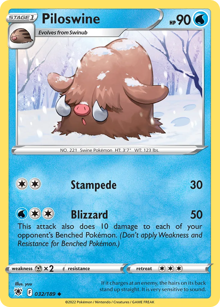 Piloswine (ASR 032) – Astral Radiance – Normal