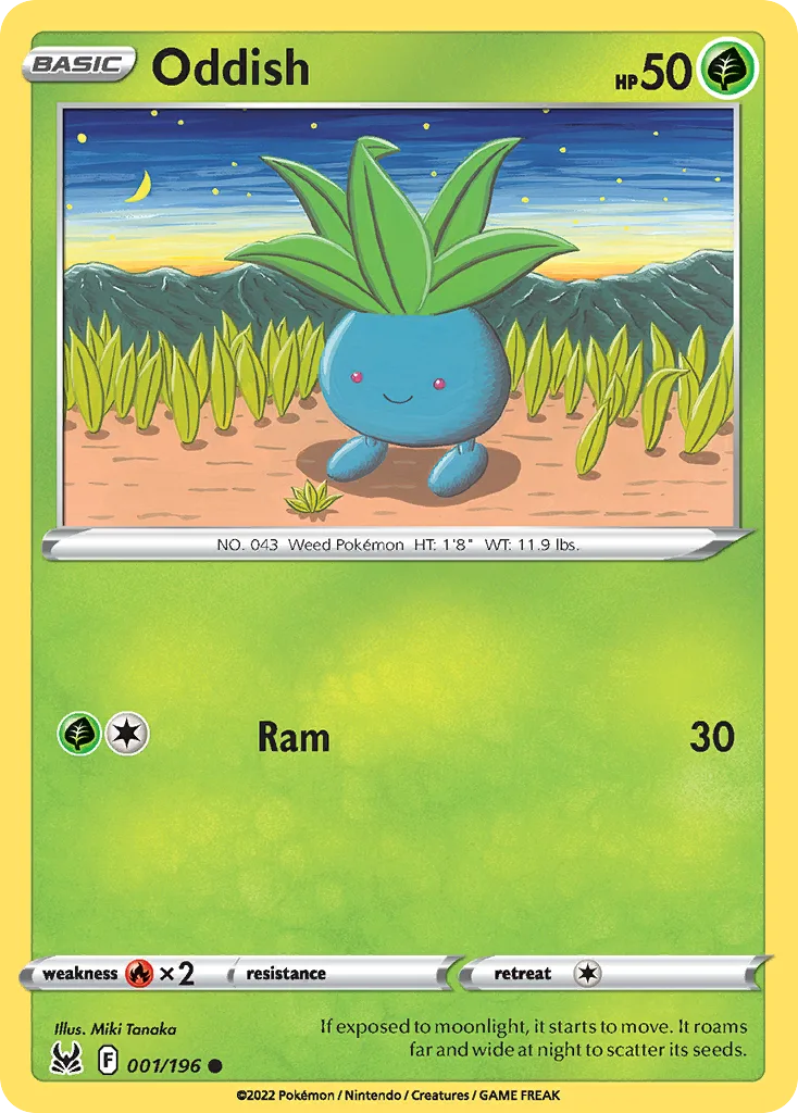 Oddish (LOR 001) – Lost Origin – Normal