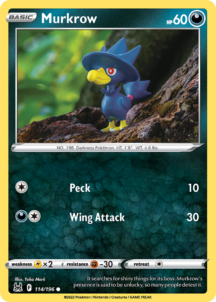 Murkrow (LOR 114) – Lost Origin – Normal