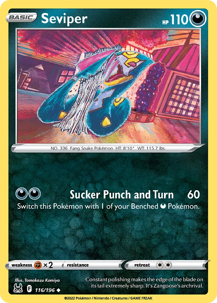 Seviper (LOR 116) – Lost Origin – Normal