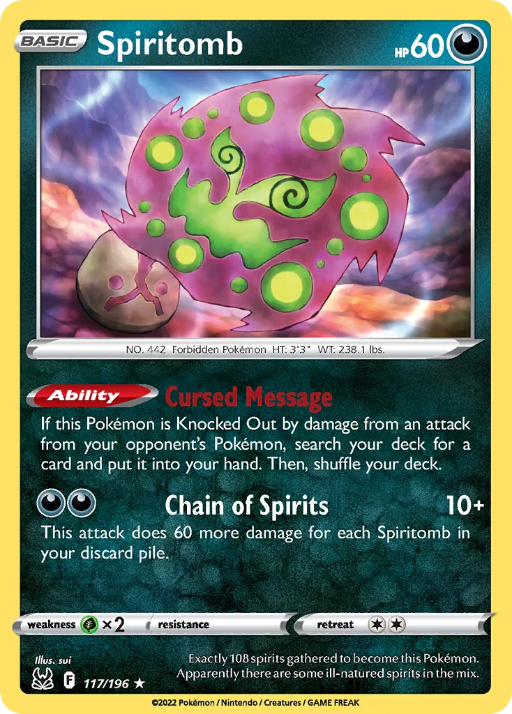 Spiritomb (LOR 117) – Lost Origin – Normal