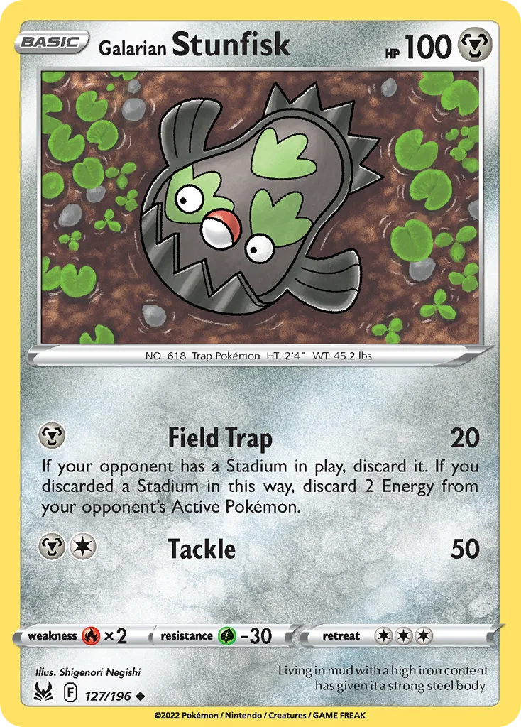Galarian Stunfisk (LOR 127) – Lost Origin – Normal