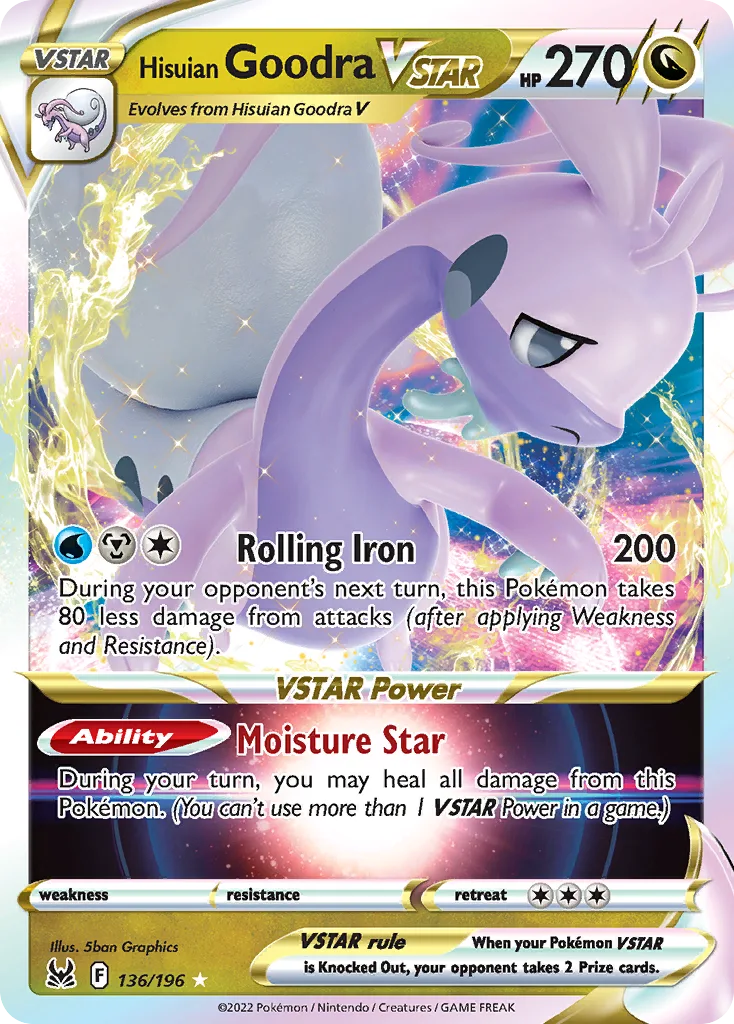 Hisuian Goodra VSTAR (LOR 136) – Lost Origin – Normal