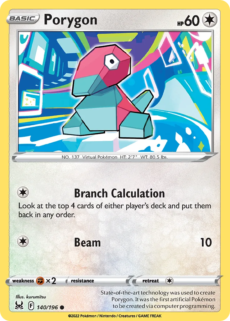 Porygon (LOR 140) – Lost Origin – Normal