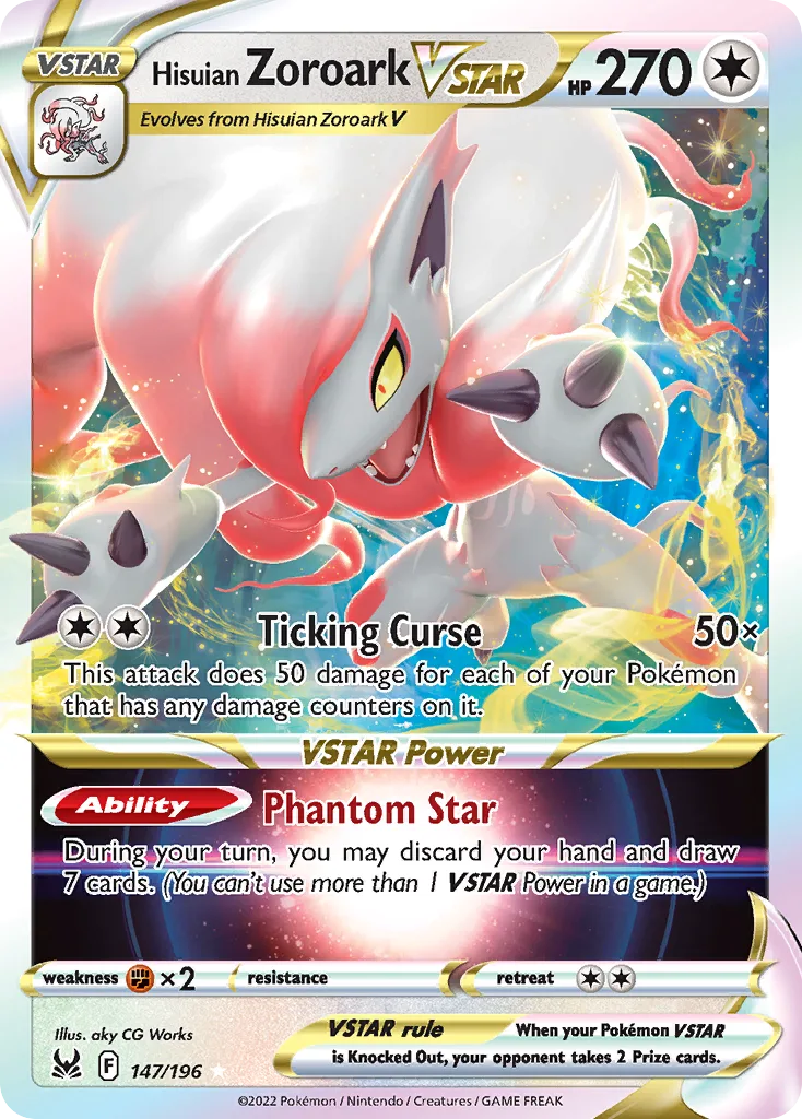 Hisuian Zoroark VSTAR (LOR 147) – Lost Origin – Normal