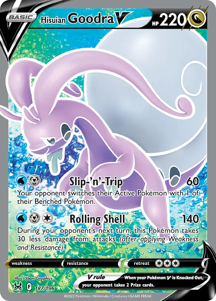 Hisuian Goodra V (LOR 187) – Lost Origin – Normal