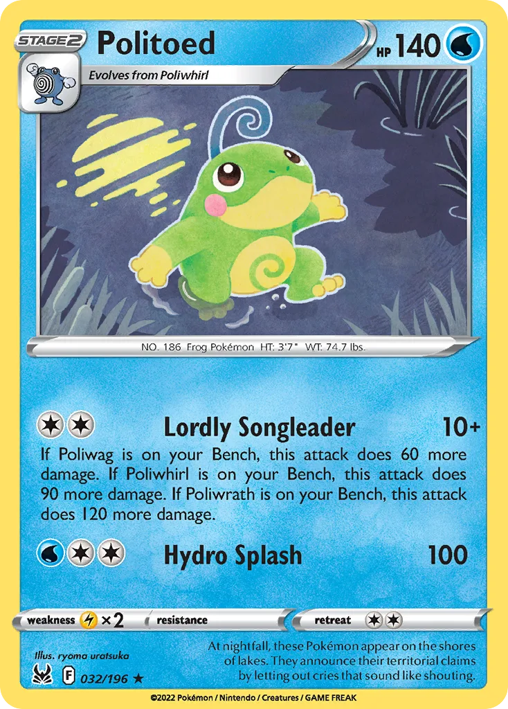 Politoed (LOR 032) – Lost Origin – Normal