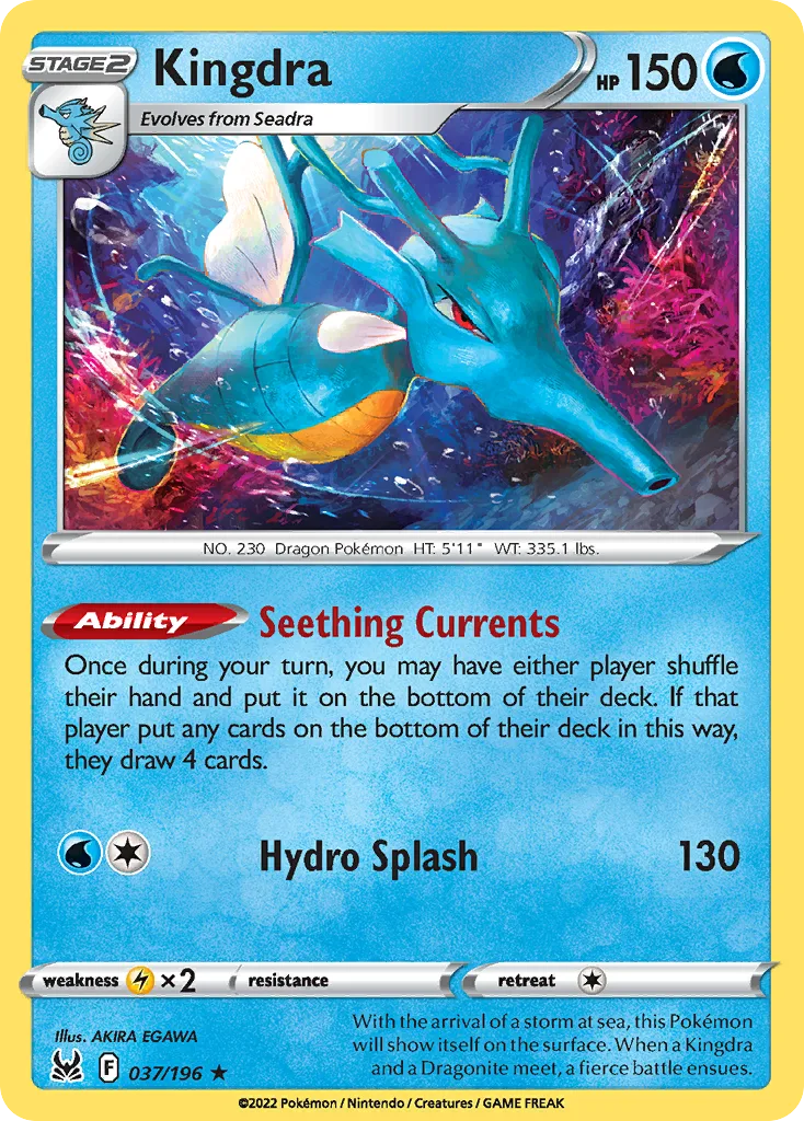 Kingdra (LOR 037) – Lost Origin – Normal