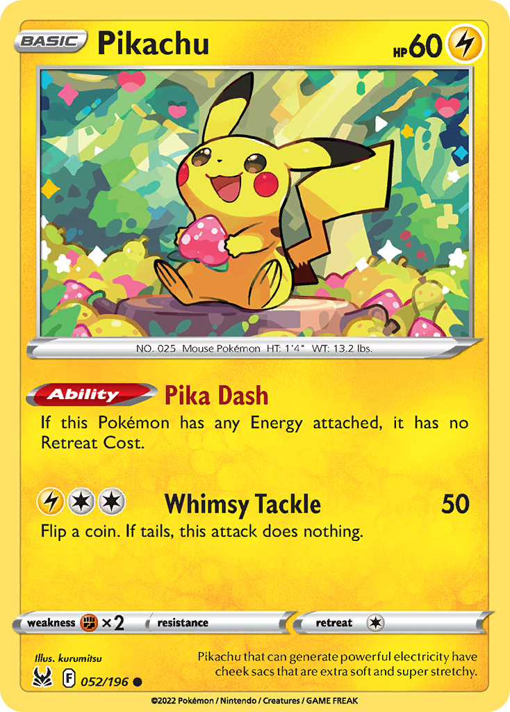 Pikachu (LOR 052) – Lost Origin – Normal