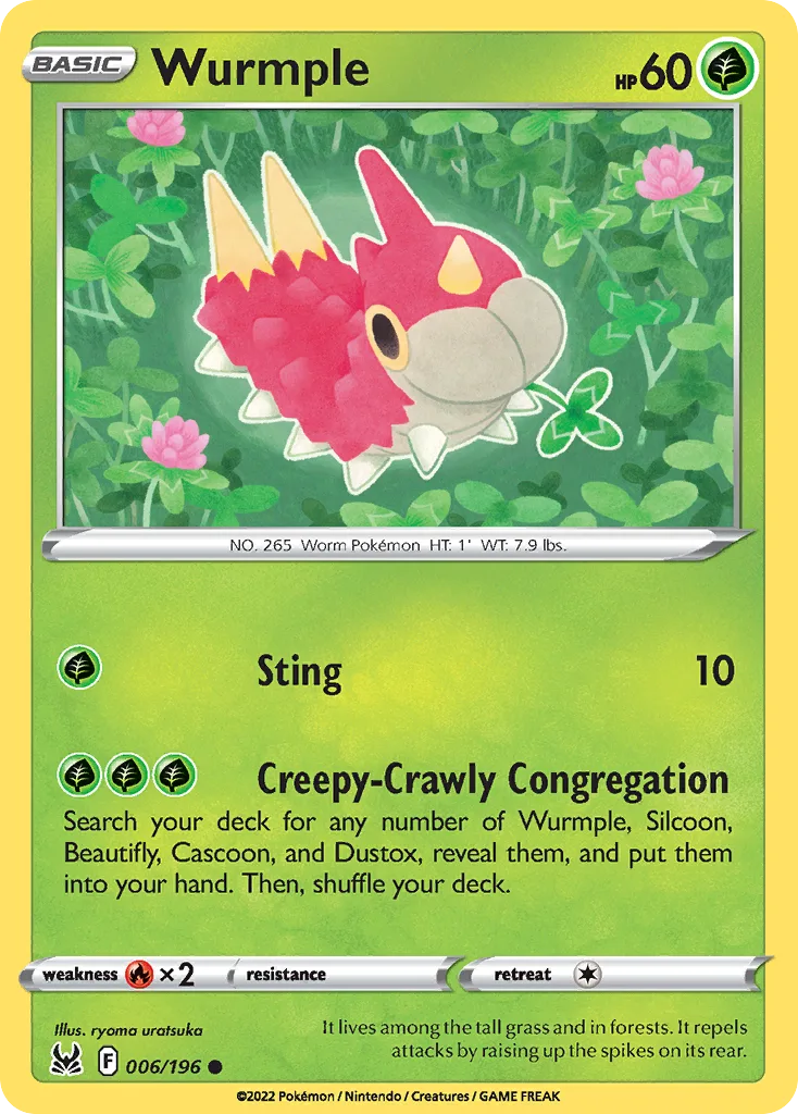 Wurmple (LOR 006) – Lost Origin – Normal