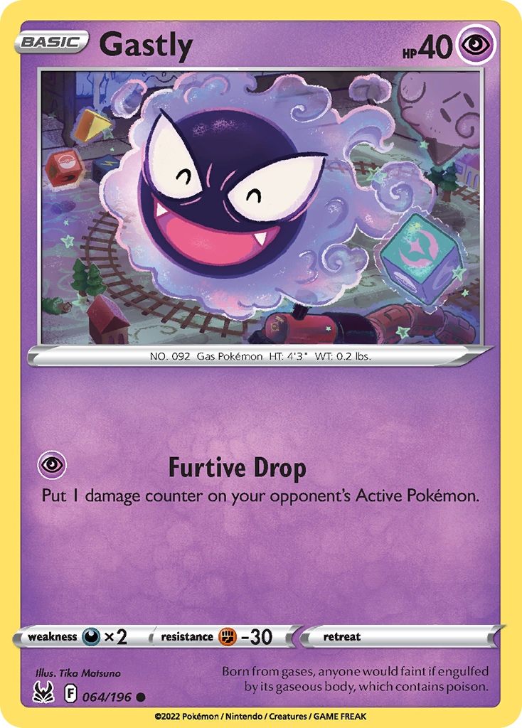 Gastly (LOR 064) – Lost Origin – Normal