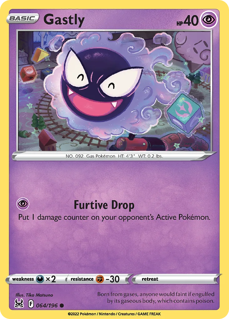 Gastly (LOR 064) – Lost Origin – Normal
