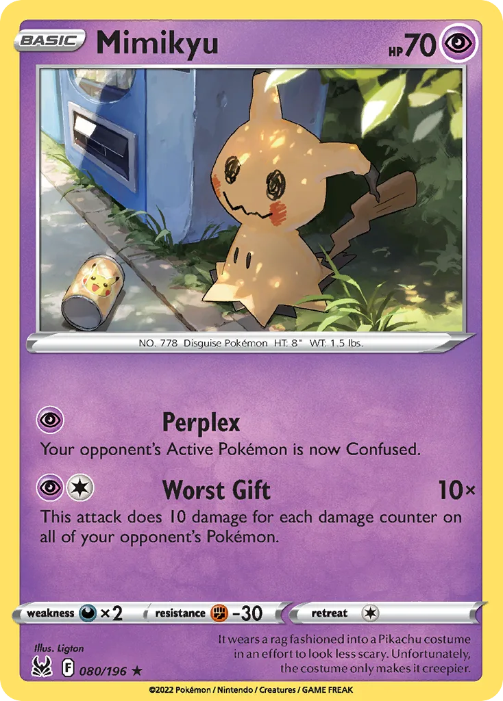 Mimikyu (LOR 080) – Lost Origin – Normal