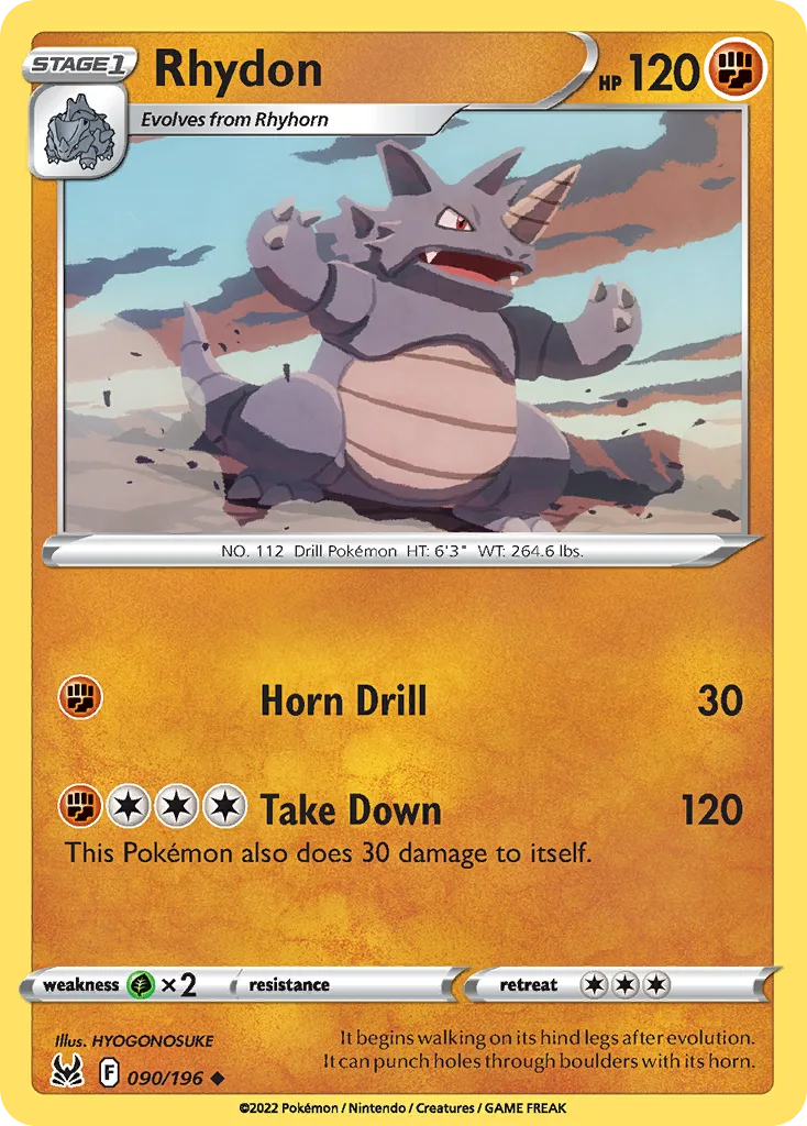 Rhydon (LOR 090) – Lost Origin – Normal