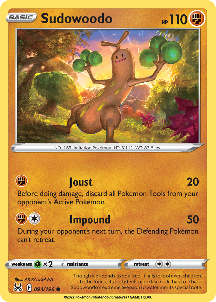 Sudowoodo (LOR 094) – Lost Origin – Normal