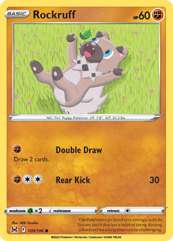 Rockruff – Lost Origin – Normal