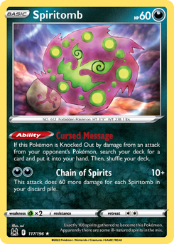 Spiritomb – Lost Origin – Normal