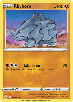 Rhyhorn – Lost Origin – Normal