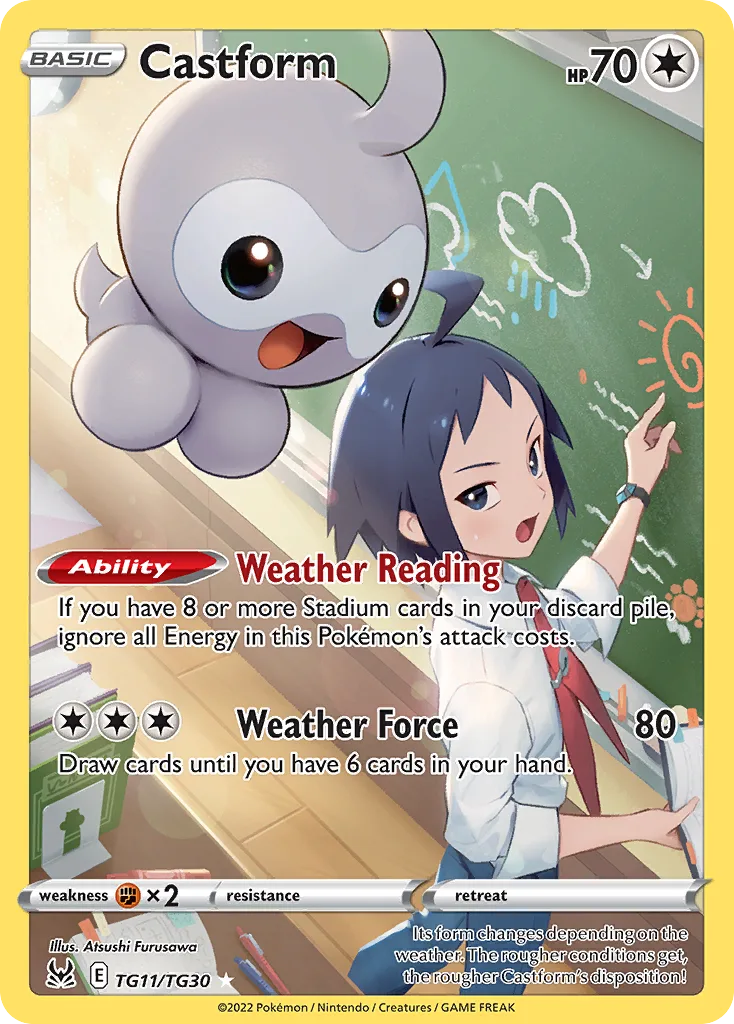 Castform (LOR TG11) – Lost Origin Trainer Gallery – Normal
