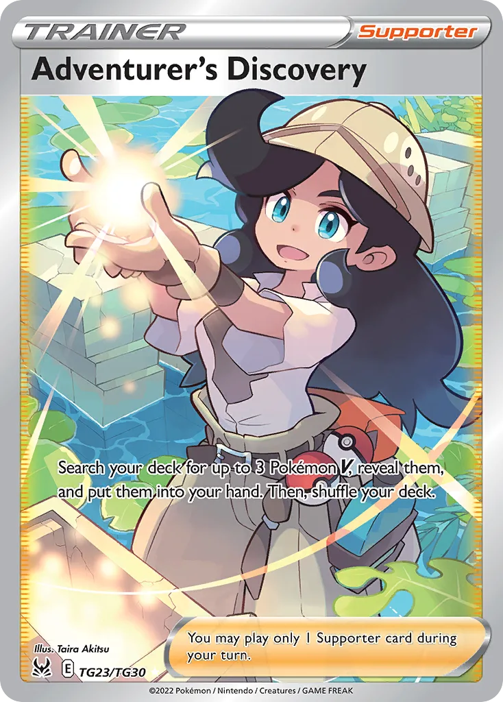Adventurer's Discovery (LOR TG23) – Lost Origin Trainer Gallery – Normal