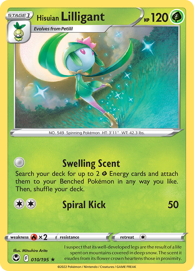 Hisuian Lilligant (SIT 010) – Silver Tempest – Normal