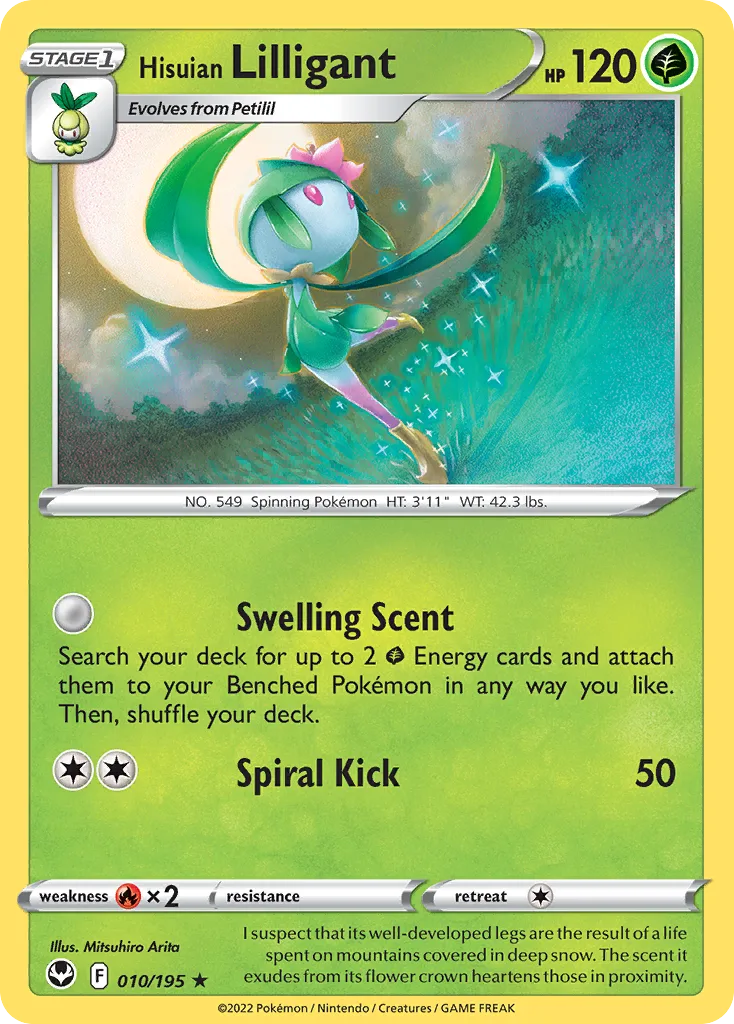 Hisuian Lilligant (SIT 010) – Silver Tempest – Normal