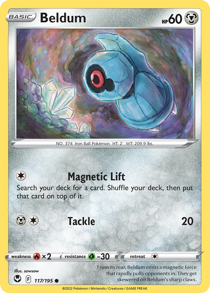 Beldum (SIT 117) – Silver Tempest – Normal
