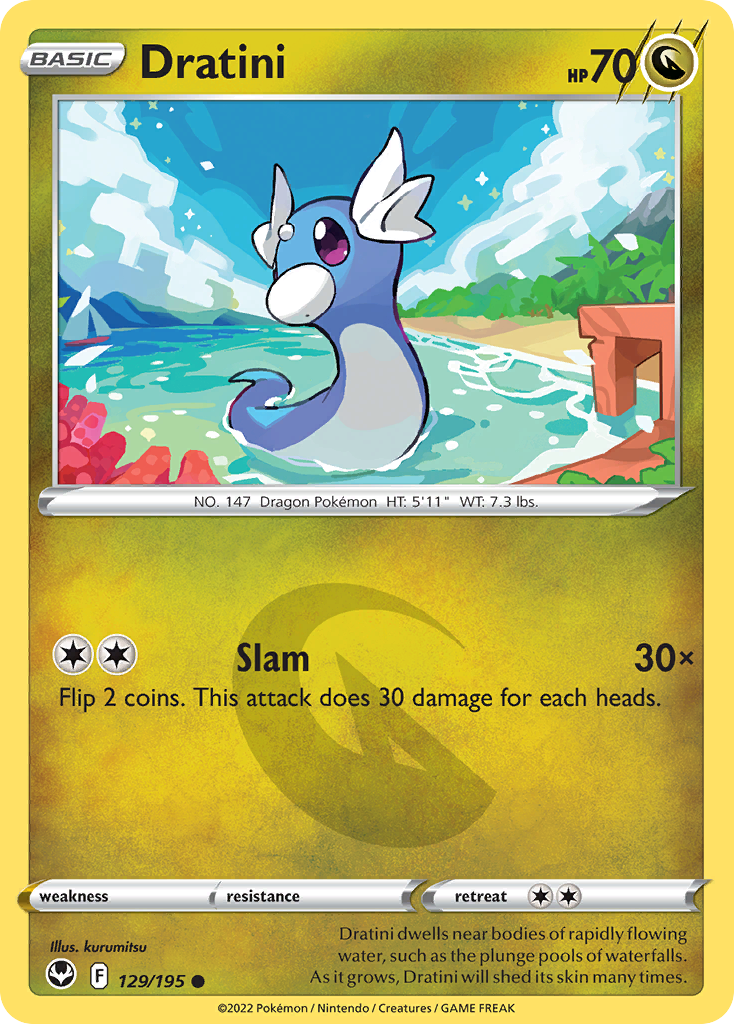 Dratini (SIT 129) – Silver Tempest – Normal