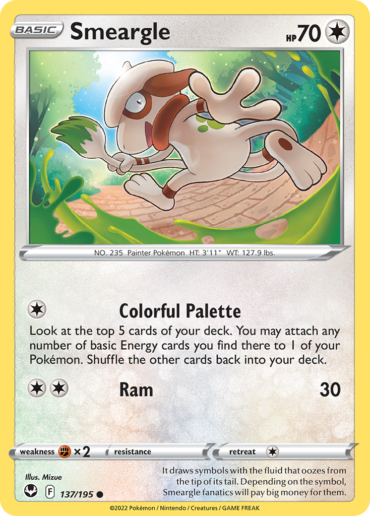 Smeargle (SIT 137) – Silver Tempest – Normal