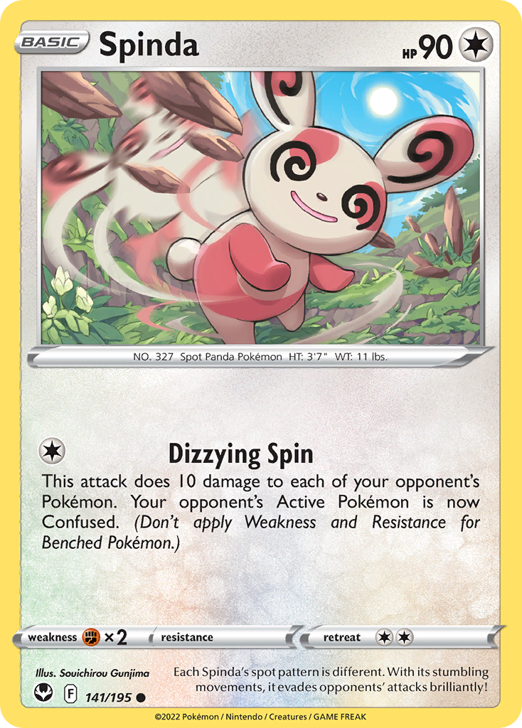 Spinda (SIT 141) – Silver Tempest – Normal