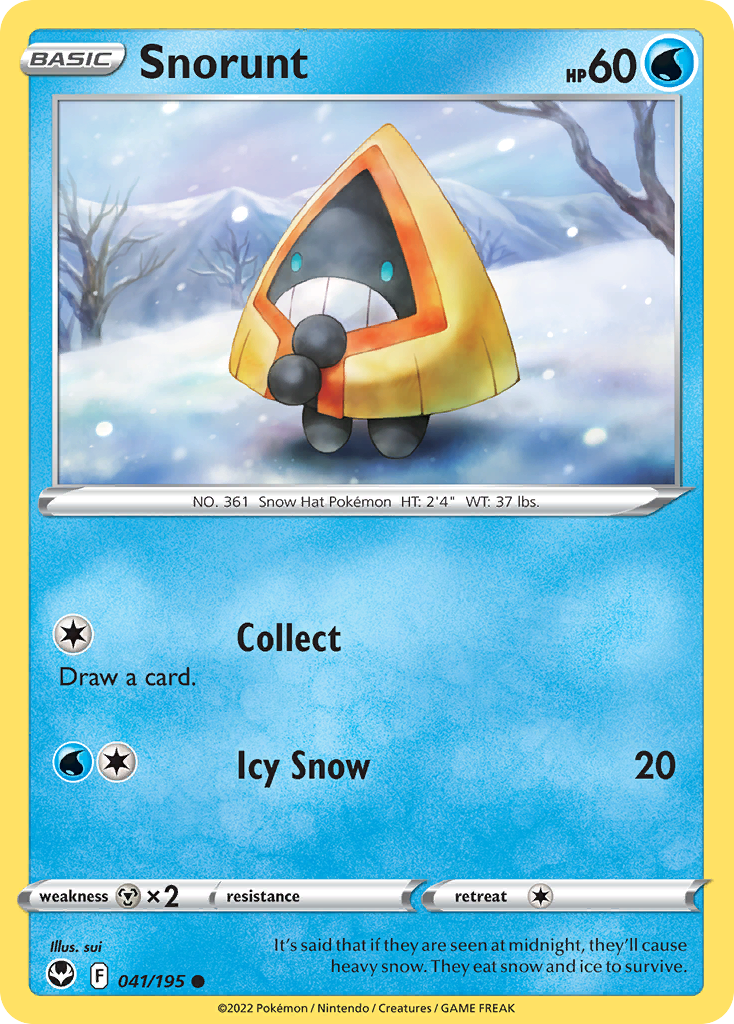 Snorunt (SIT 041) – Silver Tempest – Normal