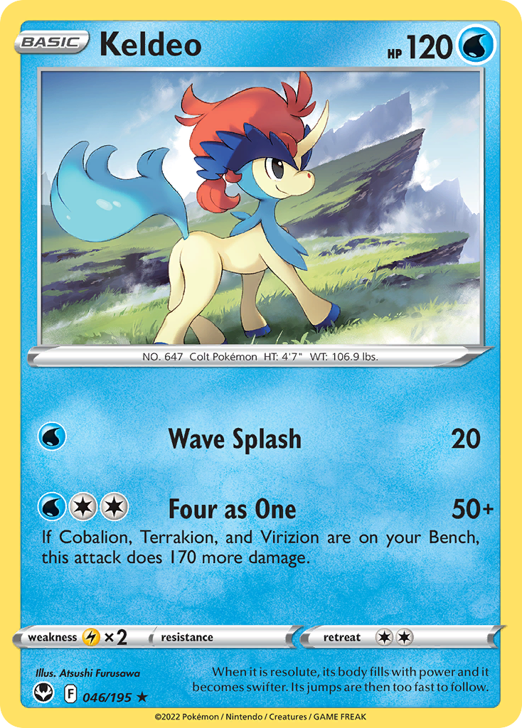 Keldeo (SIT 046) – Silver Tempest – Normal