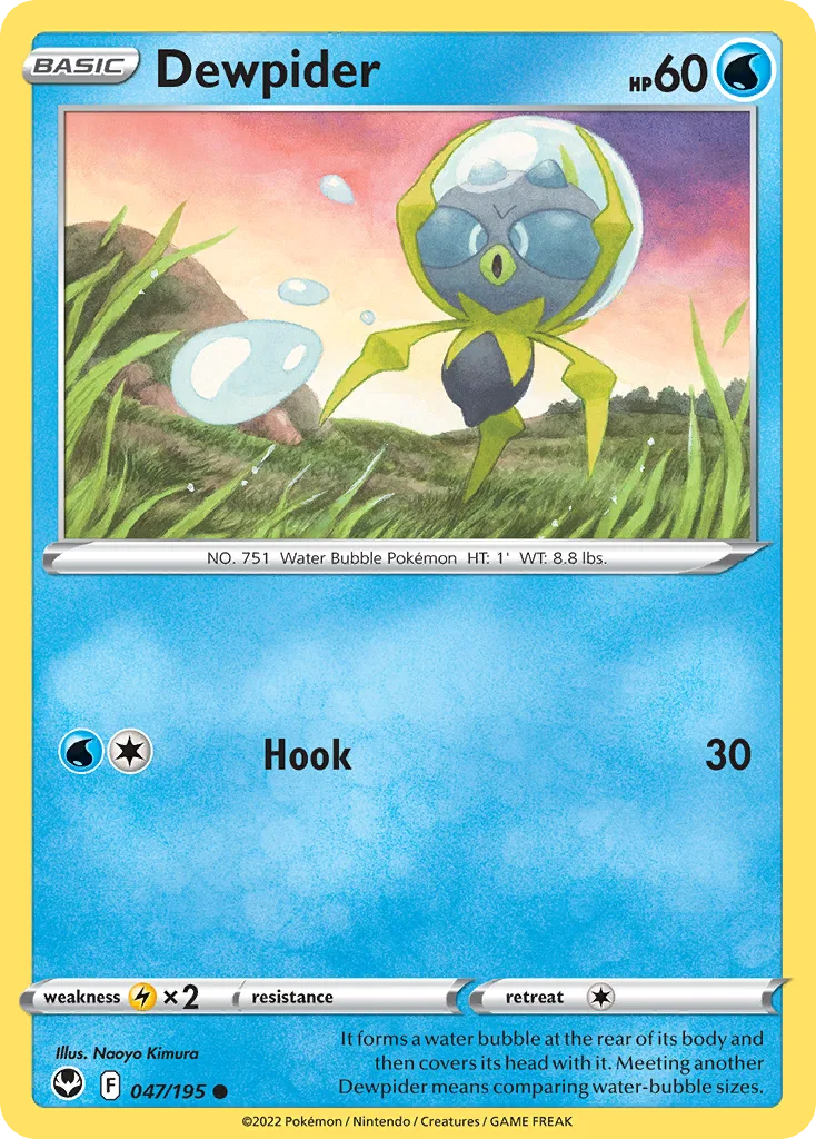 Dewpider (SIT 047) – Silver Tempest – Normal