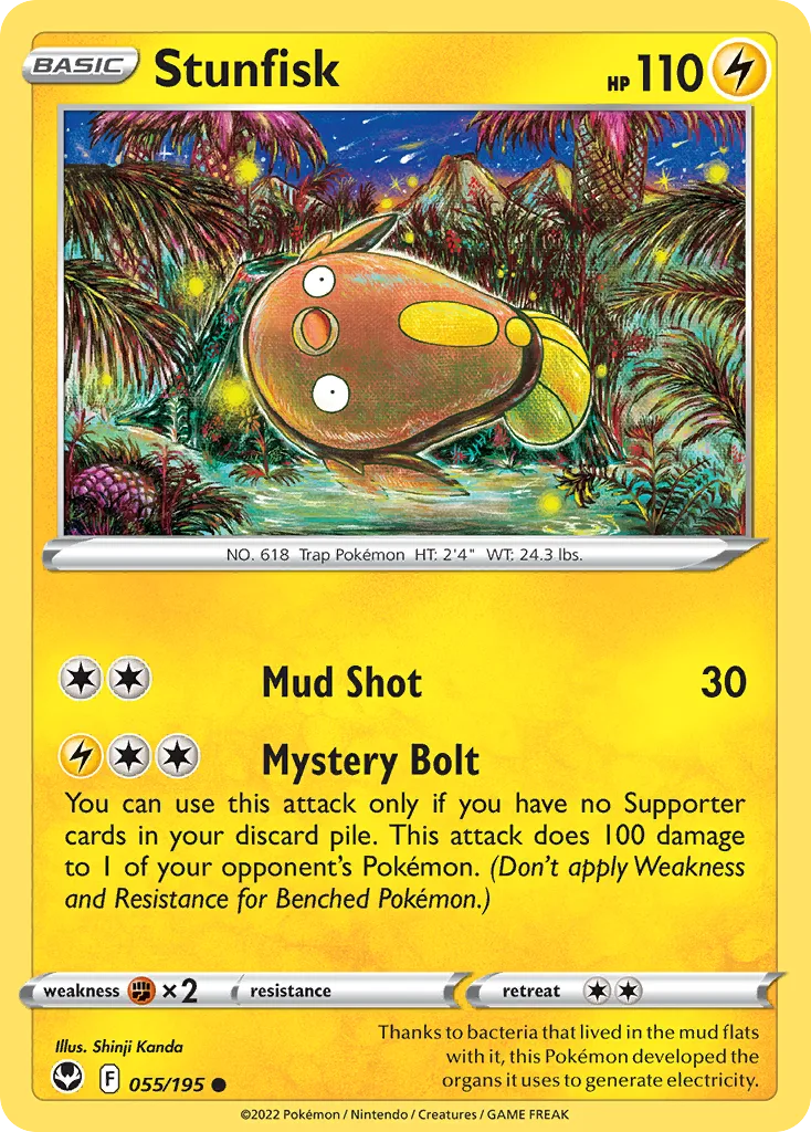 Stunfisk (SIT 055) – Silver Tempest – Normal