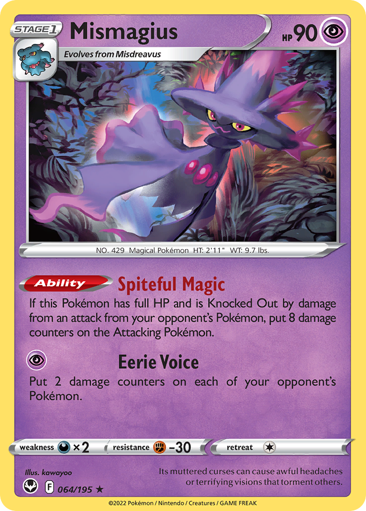 Mismagius (SIT 064) – Silver Tempest – Normal